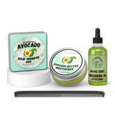 Avocado Oil, Butter & Shampoo Combo For 360 Waves